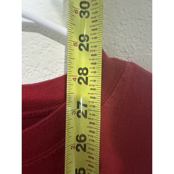 Spirit Jersey Disney Disneyland Red Christmas Sweater Top Size Medium - Picture 6 of 6